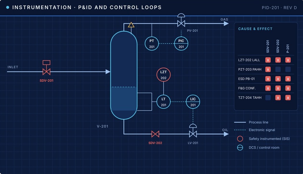 P&ID and control loops – BLC TECHNOLOGIES